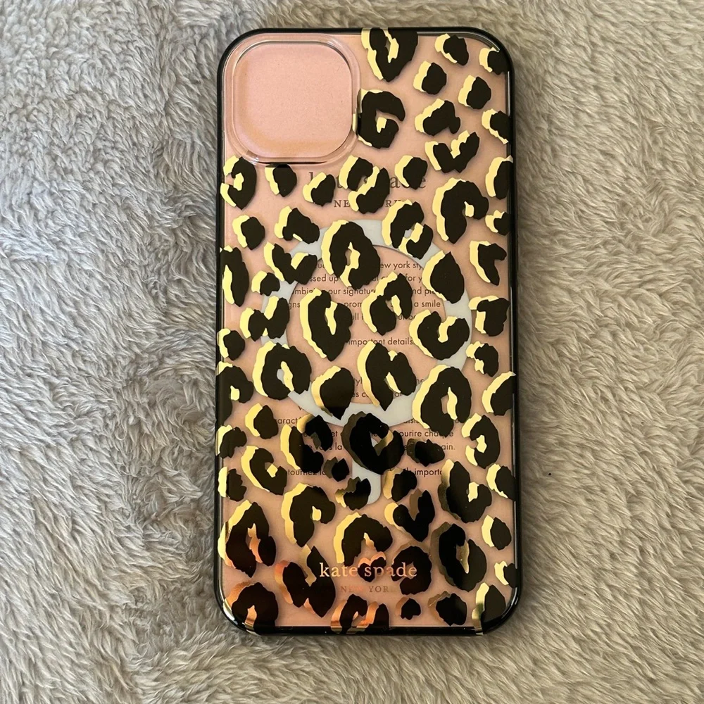 🌟Brand New Kate Spade iPhone 14 Cheetah Phone Case 🌟 - Picture 6 of 7